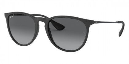 RB109 RAY-BAN ERIKA RB4171 622/T3 54 RUBBER BLACK / LIGHT GRAY GRADIENT GRAY POLARIZED