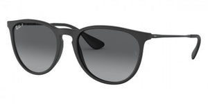 RB109 RAY-BAN ERIKA RB4171 622/T3 54 RUBBER BLACK / LIGHT GRAY GRADIENT GRAY POLARIZED