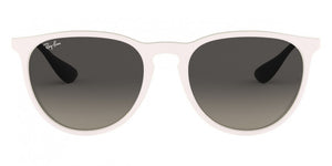 H143 RAY-BAN ERIKA RB4171 631411 54 MIRRORED RED ON WHITE /  LIGHT GRAY GRADIENT DARK GRAY