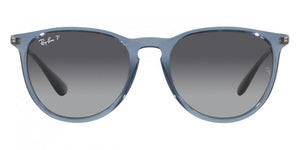 RB113 RAY-BAN ERIKA RB4171 6592T3 54 TRANSPARENT BLUE / GRAY GRADIENT POLARIZED