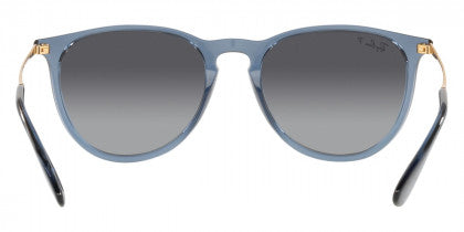 RB113 RAY-BAN ERIKA RB4171 6592T3 54 TRANSPARENT BLUE / GRAY GRADIENT POLARIZED