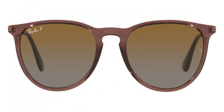RB110 RAY-BAN ERIKA RB4171 6593T5 54 TRANSPARENT DARK BROWN / BROWN GRADIENT POLARIZED