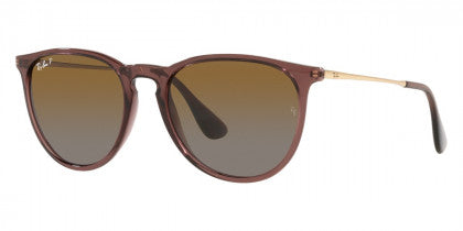 RB110 RAY-BAN ERIKA RB4171 6593T5 54 TRANSPARENT DARK BROWN / BROWN GRADIENT POLARIZED