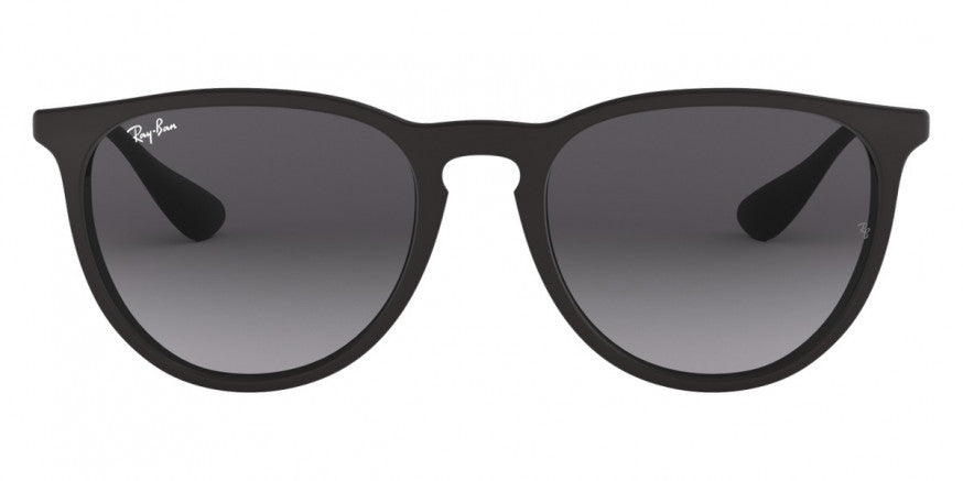 B111F RAY-BAN ERIKA RB4171F 622/8G 57 RUBBER BLACK / LIGHT GRAY GRADIENT DARK GRAY