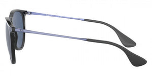 B187 RAY-BAN  ERIKA RB4171F 647180 54 TOP METALLIC VIOLET ON BLACK /  DARK BLUE