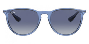 B72F RAY-BAN ERIKA RB4171F 65154L 57 TRANSPARENT BLUE / LIGHT GRAY GRADIENT DARK BLUE