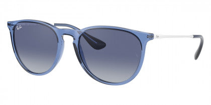 B72F RAY-BAN ERIKA RB4171F 65154L 57 TRANSPARENT BLUE / LIGHT GRAY GRADIENT DARK BLUE