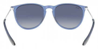 B72F RAY-BAN ERIKA RB4171F 65154L 57 TRANSPARENT BLUE / LIGHT GRAY GRADIENT DARK BLUE