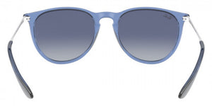 B72F RAY-BAN ERIKA RB4171F 65154L 57 TRANSPARENT BLUE / LIGHT GRAY GRADIENT DARK BLUE