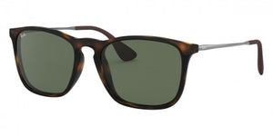 B44 RAY-BAN  CHRIS RB4187 710/71 54 LIGHT HAVANA /  DARK GREEN
