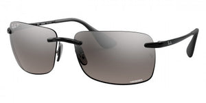 RB135 RAY-BAN RB4255 601/5J 60 BLACK / GRAY MIRRORED SILVER POLARIZED