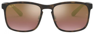 Z118 RAY-BAN CHROMANCE RB4264 894/6B 58 MATTE HAVANA / PURPLE MIRRORED GOLD GRADIENT