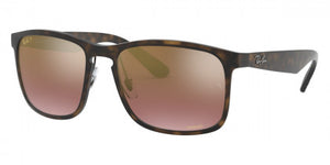 Z118 RAY-BAN CHROMANCE RB4264 894/6B 58 MATTE HAVANA / PURPLE MIRRORED GOLD GRADIENT