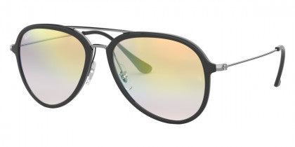 C92A RAY-BAN RB4298 6333Y0 57  GRAY / CLEAR GRADIENT GOLD