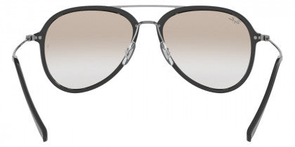 C92A RAY-BAN RB4298 6333Y0 57  GRAY / CLEAR GRADIENT GOLD