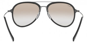 C92A RAY-BAN RB4298 6333Y0 57  GRAY / CLEAR GRADIENT GOLD