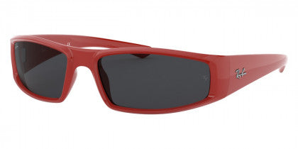 A119 RAY-BAN RB4335 648787 58 LIGHT RED / DARK GRAY