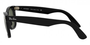 E51 RAY-BAN WAYFARER RB4340 601 50 BLACK / G-15 GREEN 601