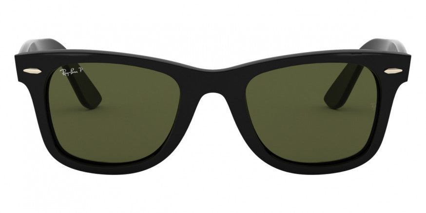 RB131 RAY-BAN WAYFARER RB4340 601/58 50 BLACK  / GREEN  POLARIZED