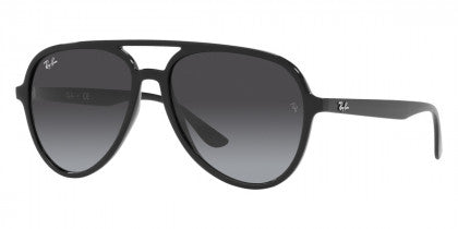 F298 RAY-BAN RB4376 601/8G 57 BLACK / GRAY GRADIENT