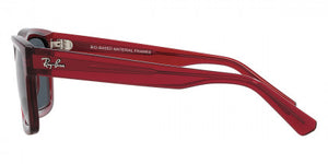 RB275 RAY-BAN RB4396 667987 57 TRANSPARENT RED  DARK GRAY