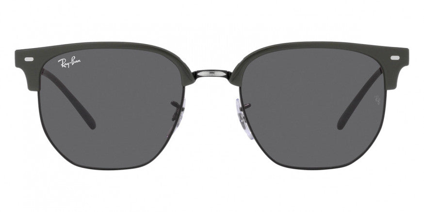 RB093 RAY-BAN NEW CLUBMASTER RB4416 6653B1 51 GRAY BLACK / DARK GRAY