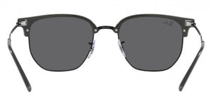 RB093 RAY-BAN NEW CLUBMASTER RB4416 6653B1 51 GRAY BLACK / DARK GRAY