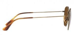 F310 RAY-BAN HEXAGONAL RB8148 920757 54 DEMI GLOSS ANTIQUE GOLD / BROWN POLARIZED