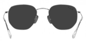 A129 RAY-BAN HEXAGONAL RB8148 920948 51 SILVER / BLACK POLARIZED