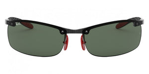 D224 RAY-BAN FERRARI RB8305M F00571 64 CARBON / DARK GREEN