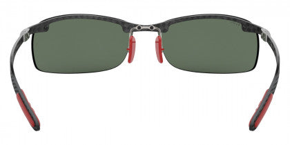 D224 RAY-BAN FERRARI RB8305M F00571 64 CARBON / DARK GREEN