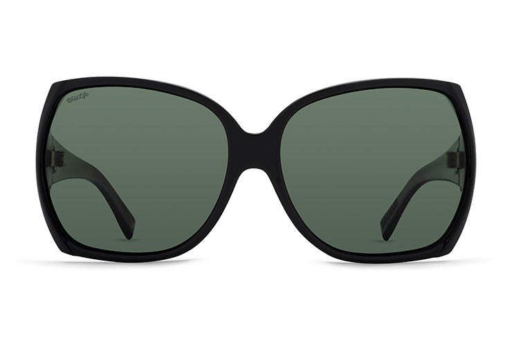 VZ129 VON ZIPPER TRUDIE SJPFJTRU PBV 63 BLACK GLOSS / WILDLIFE VINTAGE GREY POLARIZED