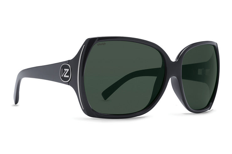 VZ129 VON ZIPPER TRUDIE SJPFJTRU-PBV 63 BLACK GLOSS / WILDLIFE VINTAGE GREY POLARIZED
