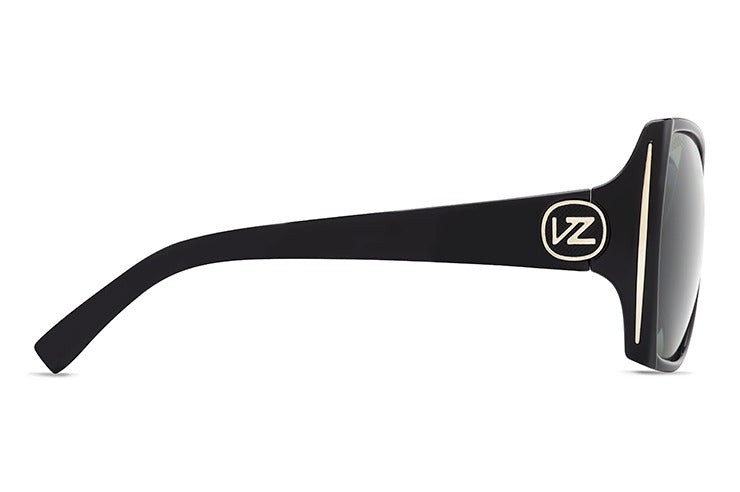 VZ129 VON ZIPPER TRUDIE SJPFJTRU-PBV 63 BLACK GLOSS / WILDLIFE VINTAGE GREY POLARIZED