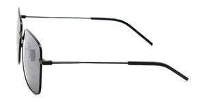SL20 SAINT LAURENT SL 312 004 BLACK - BLACK - SILVER