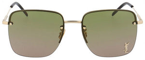 SL7 SAINT LAURENT SL 312 M-003 58 GOLD / GREEN