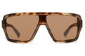 VZ20 VON ZIPPER DEFENDER SMPF1DEF DBP 133 DUSTY TORTOISE SATIN / DARK BROWN POLARIZED