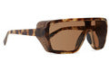 VZ20 VON ZIPPER DEFENDER SMPF1DEF DBP 133 DUSTY TORTOISE SATIN / DARK BROWN POLARIZED