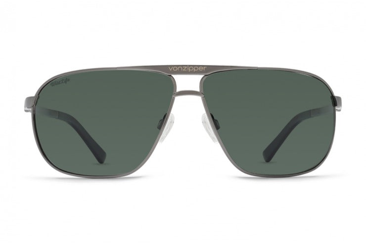 VZ27 VON ZIPPER SKITCH SMWFQSKI-PCV 66 CHARCOAL GLOSS  WILDLIFE VINTAGE GREY POLARIZED