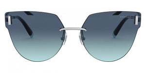 T108 TIFFANY TF3070 60019S 62 SILVER / AZURE GRADIENT BLUE