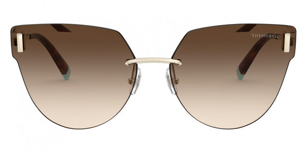TIFFANY & Co. BROWN GOLD Gradient Women\'s Sunglasses TF3070 60213B Tiffany TF3070 Sunglasses - YouTube main image 4
