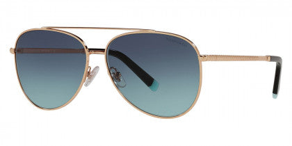 T33 TIFFANY TF3074 61059S 59 GOLD / AZURE GRADIENT BLUE