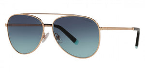 T33 TIFFANY TF3074 61059S 59 GOLD / AZURE GRADIENT BLUE
