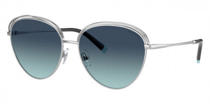 T16 TIFFANY TF3075 60019S 58 SILVER / BLUE GRADIENT
