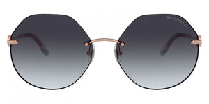 T100 TIFFANY TF3077 61053C 60 GOLD / GRAY GRADIENT