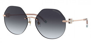 T100 TIFFANY TF3077 61053C 60 GOLD / GRAY GRADIENT