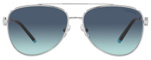 T30 TIFFANY TF3080 60019S  58 SILVER / AZURE GRADIENT BLUE