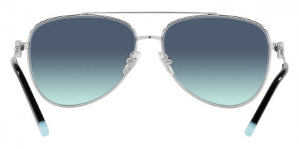 T30 TIFFANY TF3080 60019S  58 SILVER / AZURE GRADIENT BLUE