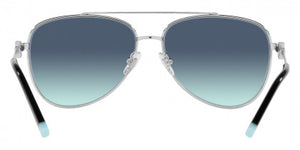 T30 TIFFANY TF3080 60019S  58 SILVER / AZURE GRADIENT BLUE