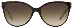 T63 TIFFANY TF4089B 81343B 58 HAVANA ON TIFFANY BLUE / BROWN GRADIENT